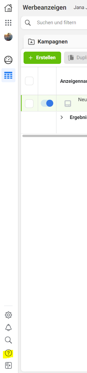 Facebook-Werbeanzeigenmanager